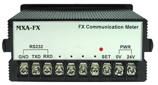 MXA-FX 5位數盤面式FX通訊儀表 RS232