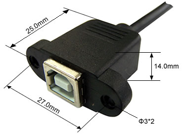 TBE-USBB 可固定USB-B延長線