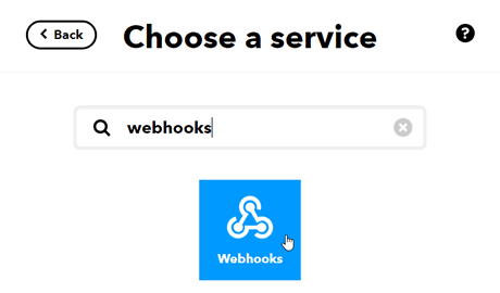 IFTTT Webhooks