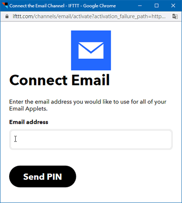 IFTTT email