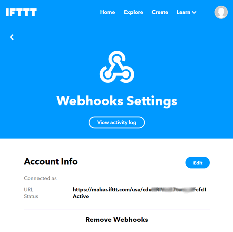 IFTTT Key